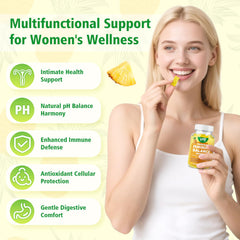 Close-up of a pineapple-flavored gummy with textured surface