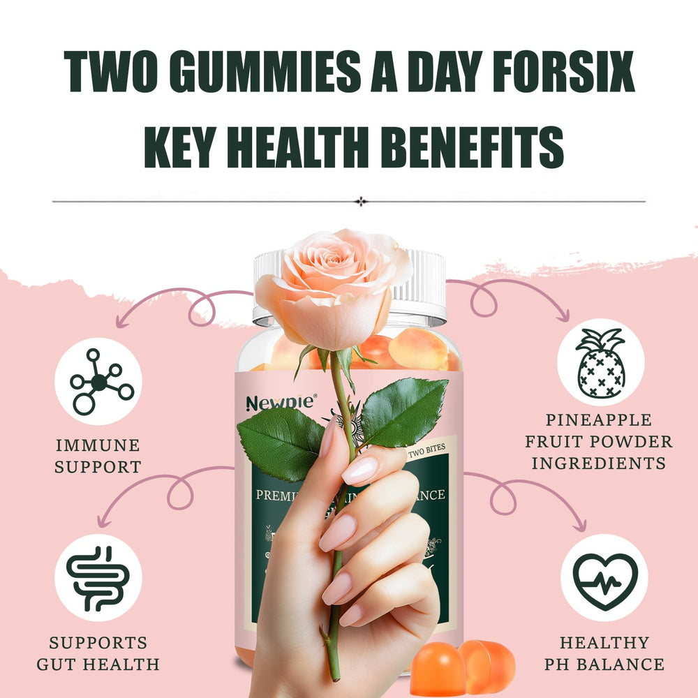  resealable pouch containing 60 gummies for 30-day supply