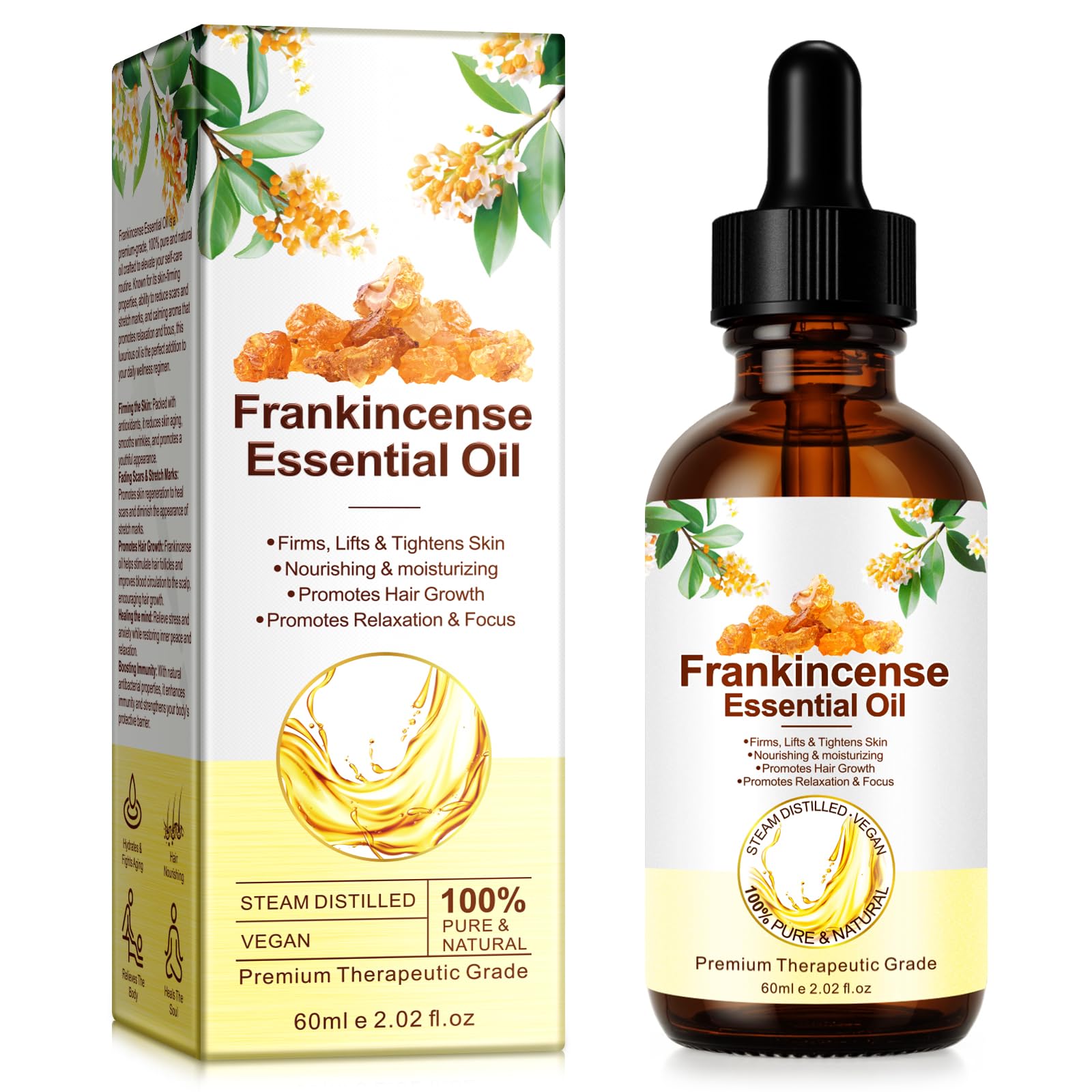 Premium Frankincense Essential Oil 100ml bottle