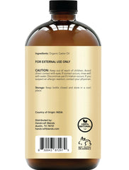 Premium-grade carrier oil castor oil 16oz