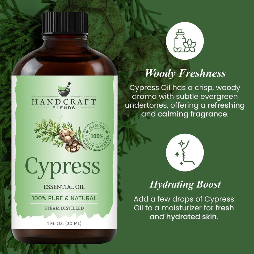 Premium grade, undiluted Cypress essential oil