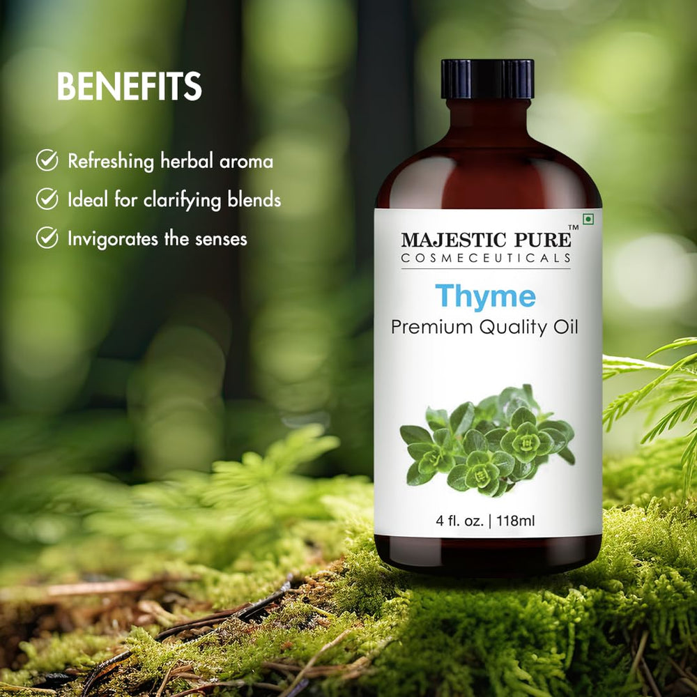 Premium-grade thyme oil with no fillers or additives