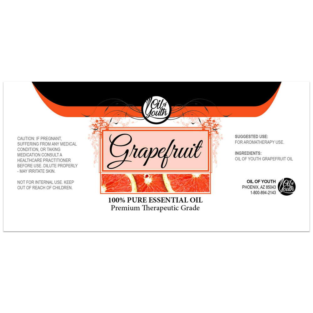 Premium grapefruit essential oil 4oz bottle for diffusers