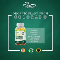 Tropical fruit flavor hemp gummies