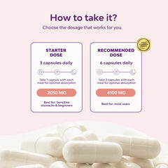 Graphic depicting 4100mg daily dose in 40:1 ratio