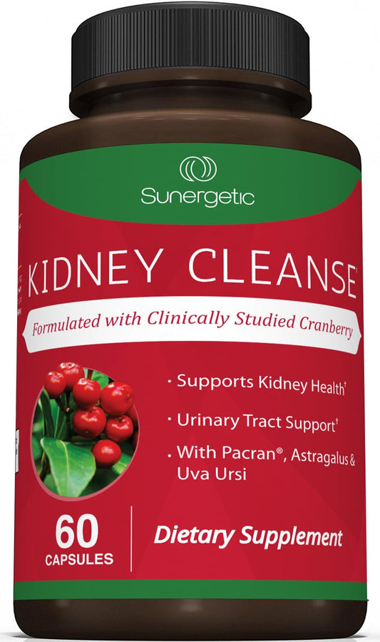 Premium Kidney Cleanse Supplement bottle with capsules