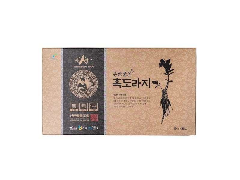 Hero image: Premium Korean Black Balloon Flower and Red Ginseng Extract Sticks, 10ml each, 30 sticks