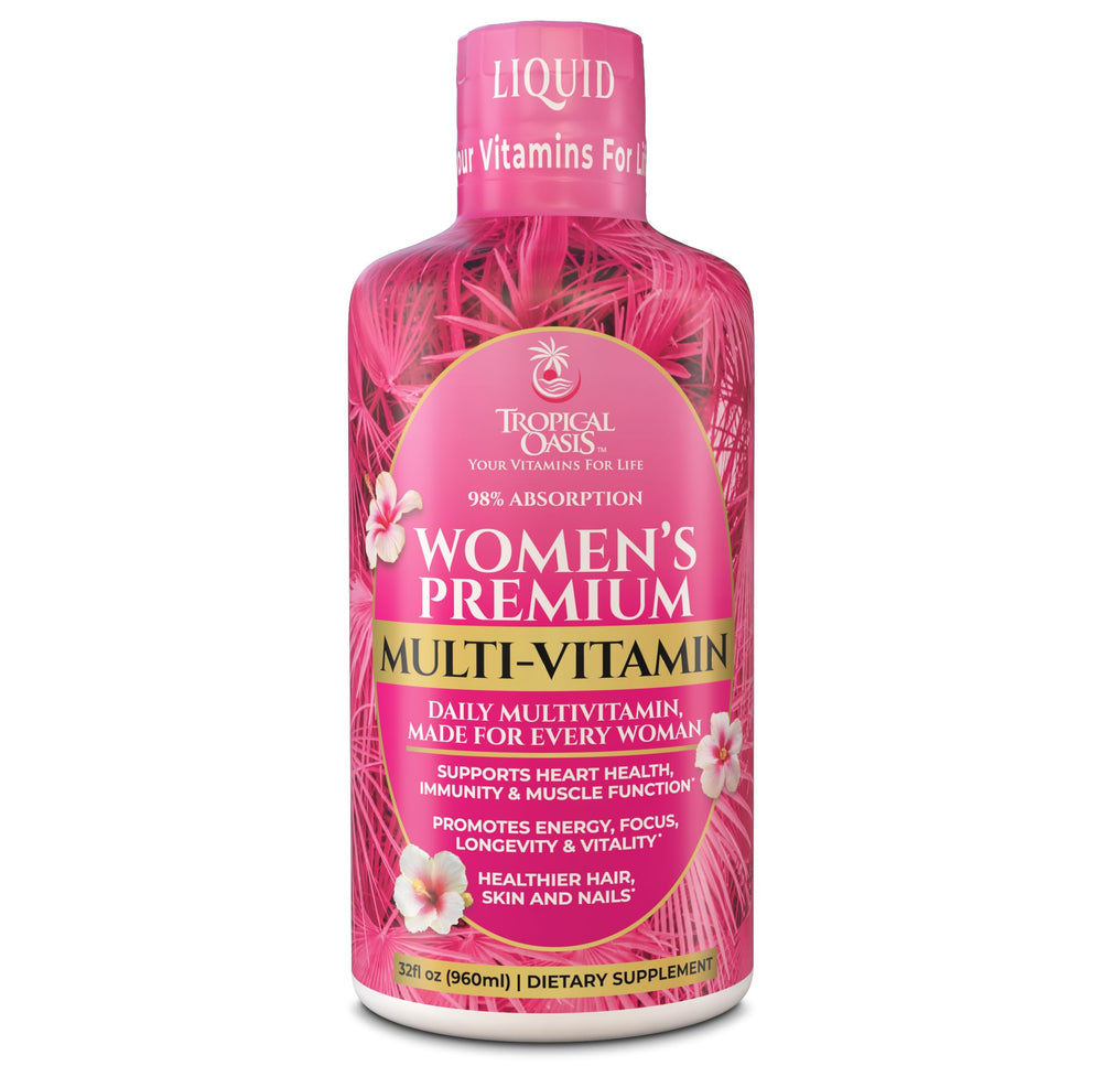 Bottle of Premium Liquid Multivitamin for Women