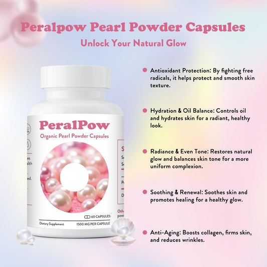 Close-up of Premium Pearl Extract 1500mg capsules