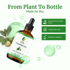 Close-up of premium quality Tamanu oil texture