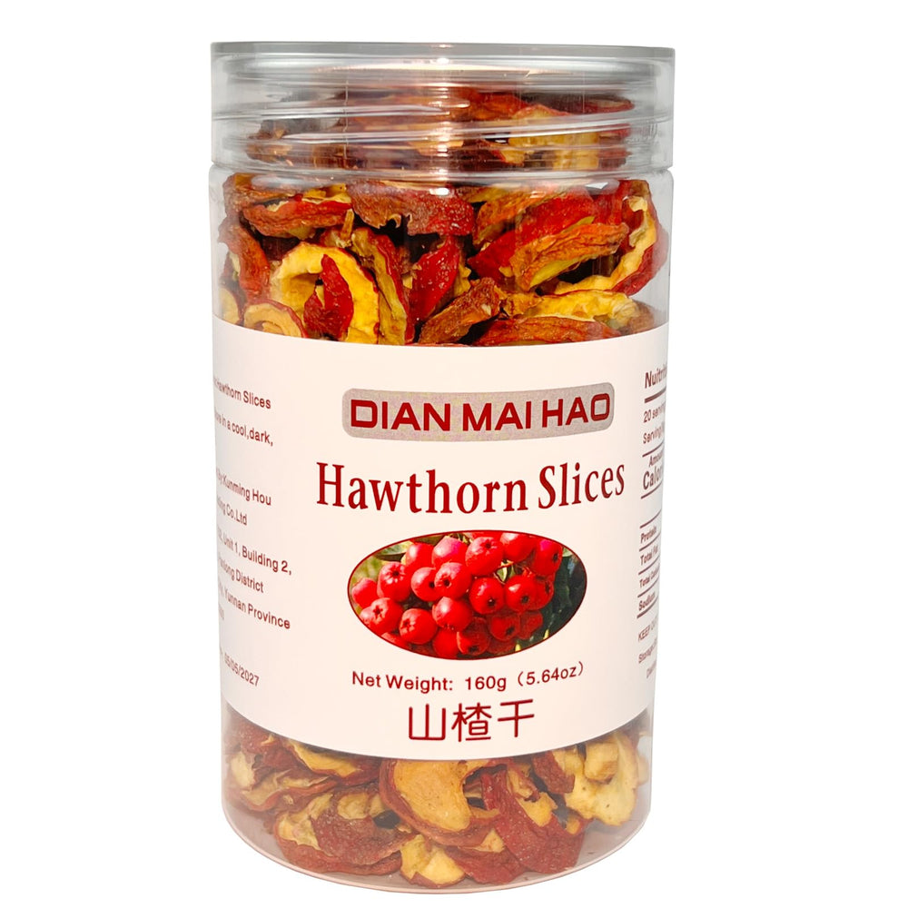 Premium seedless dried hawthorn slices with bright red skin