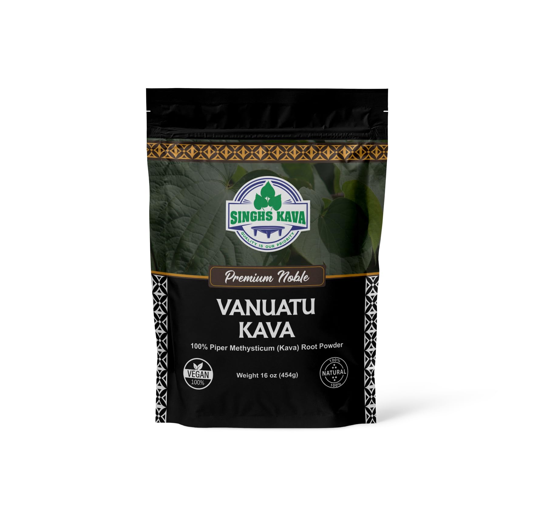 Premium Quality Vanuatu Kava 16oz bottle with label