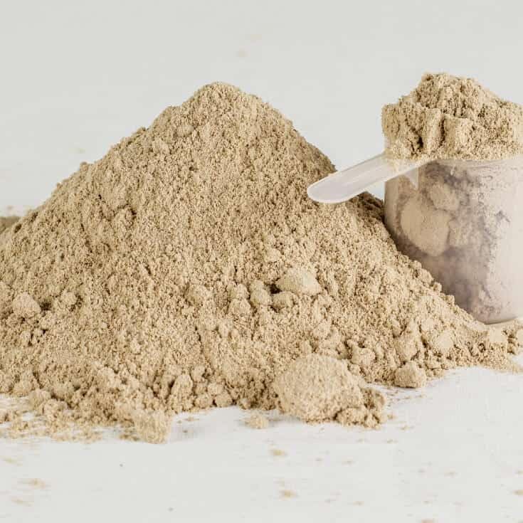 Close-up of Vanuatu Kava 16oz label and seal