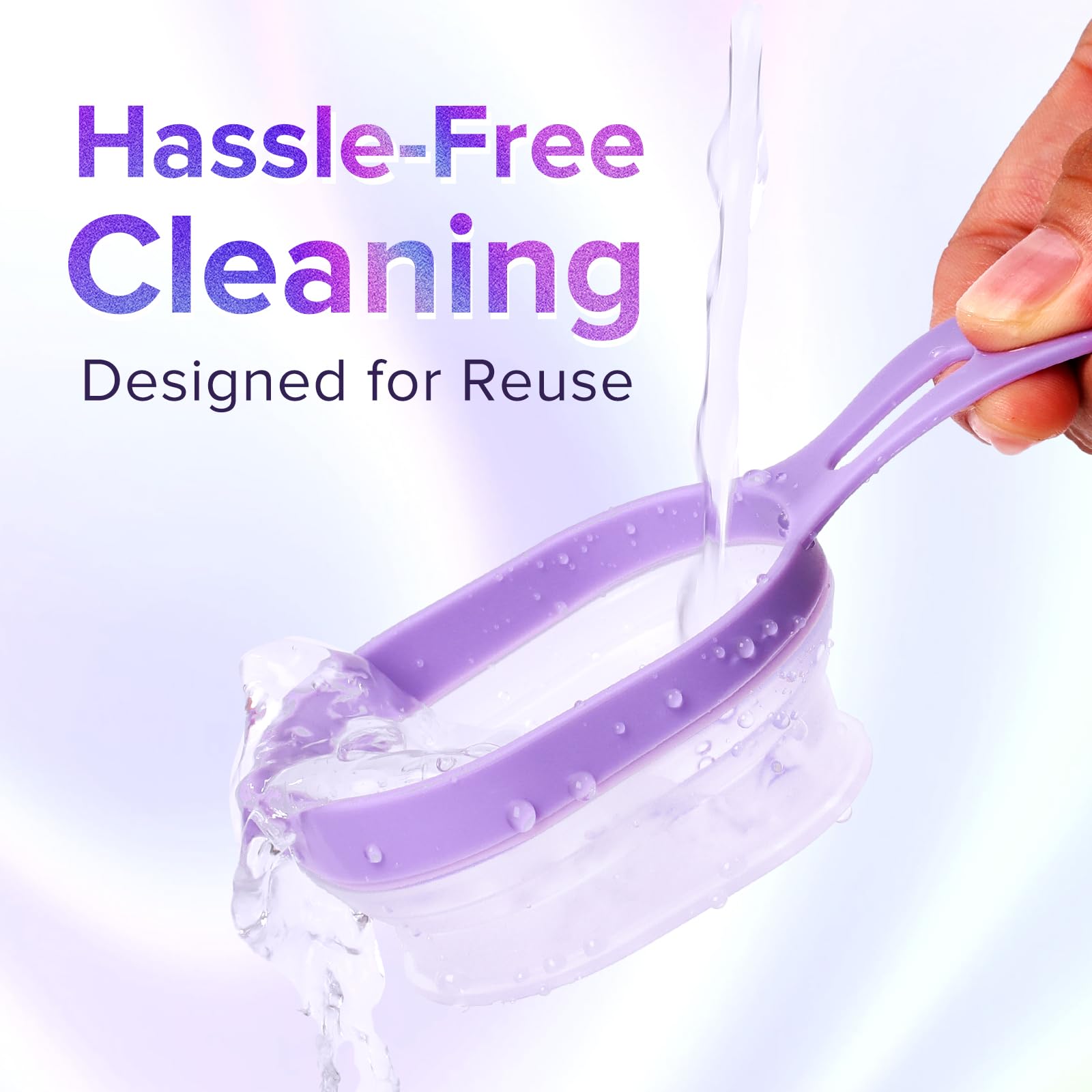 Wide opening on Premom urine cup for easy urine sample collection
