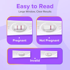 Wide-tip design on Premom pregnancy test