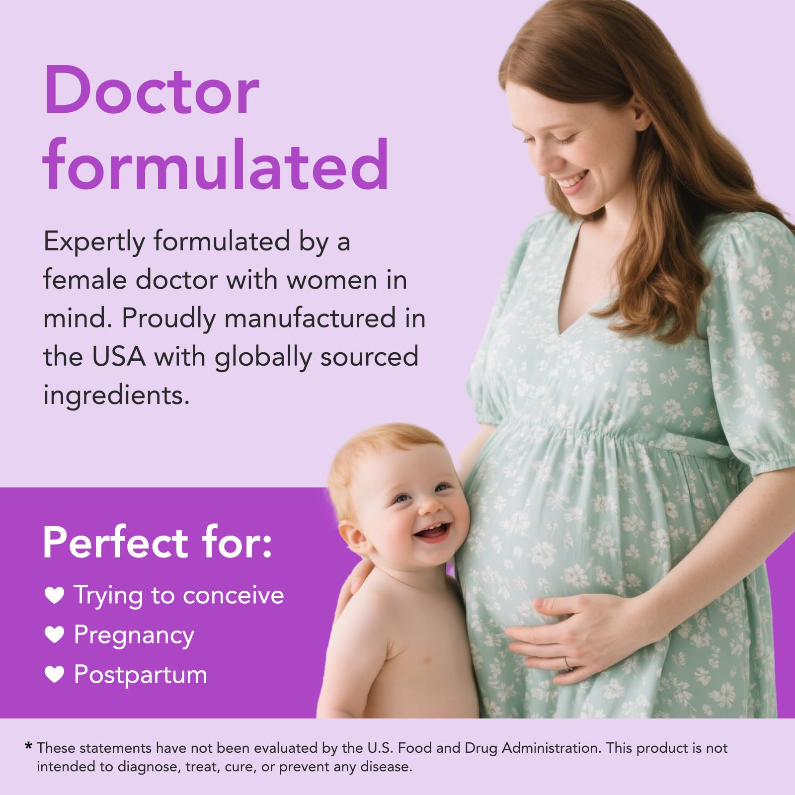 Graphic highlighting baby brain development and cognitive support