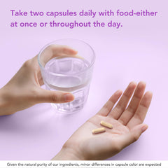 Packaging displaying 60 capsules and 30 days supply