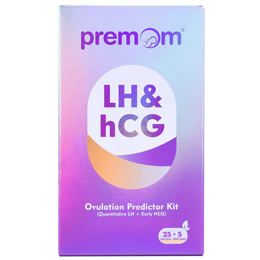 Premom Quantitative Ovulation Kit with 25 OPK strips and 5 pregnancy strips