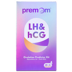 Premom Quantitative Ovulation Kit with 25 OPK strips and 5 pregnancy strips