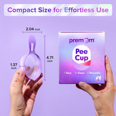 Premom ovulation and pregnancy testing with compatible urine cups