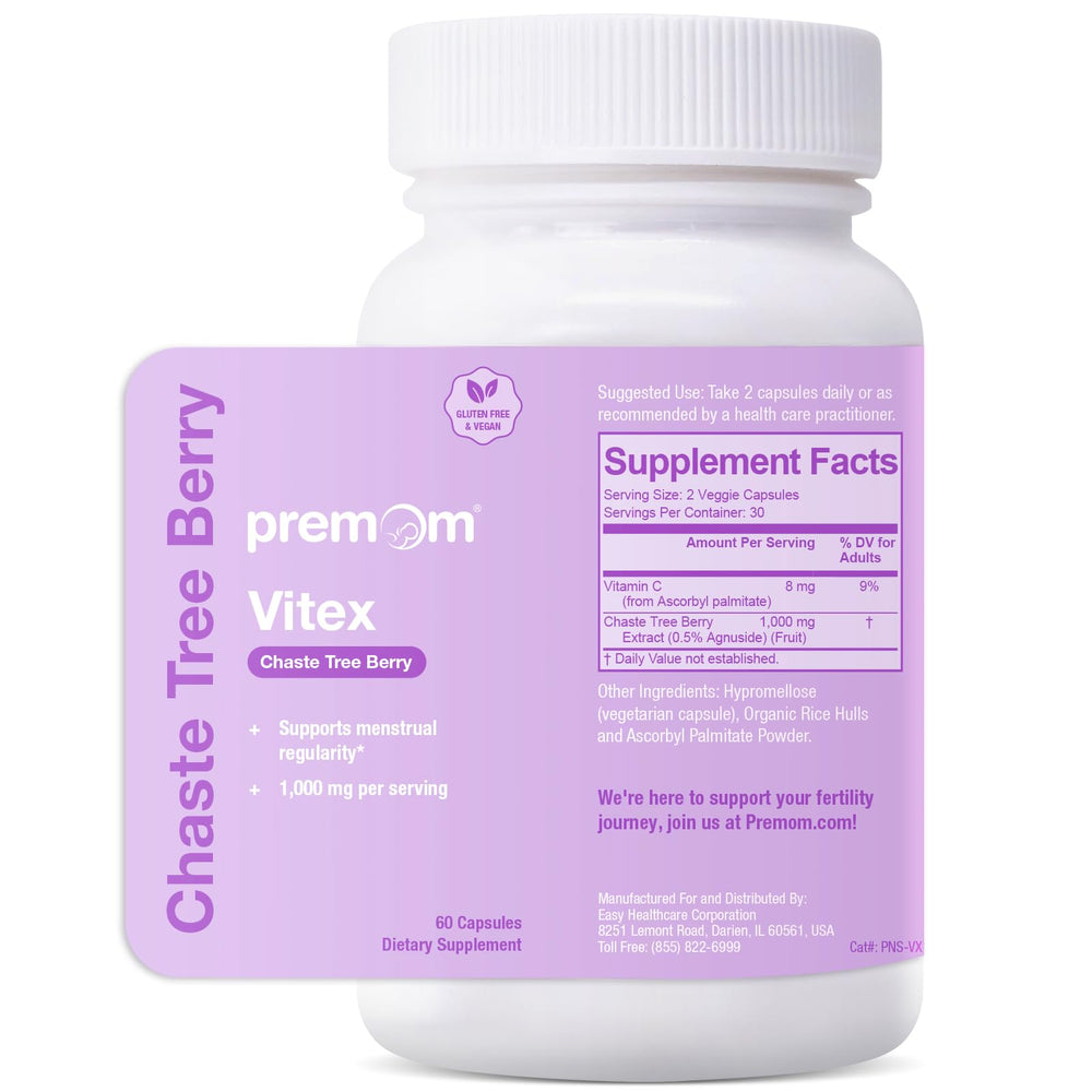 Premom Vitex 1000mg bottle