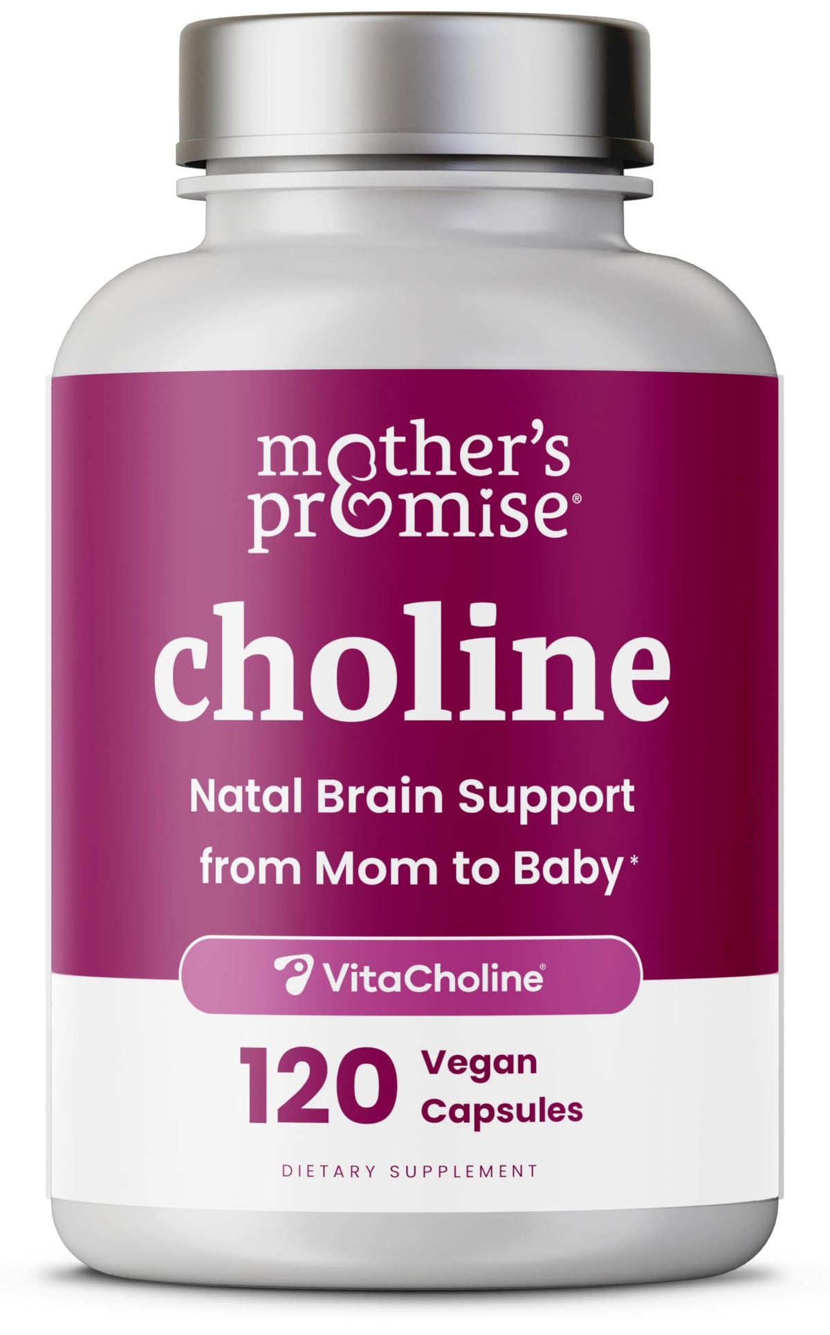 Prenatal Choline Supplements bottle with VitaCholine label