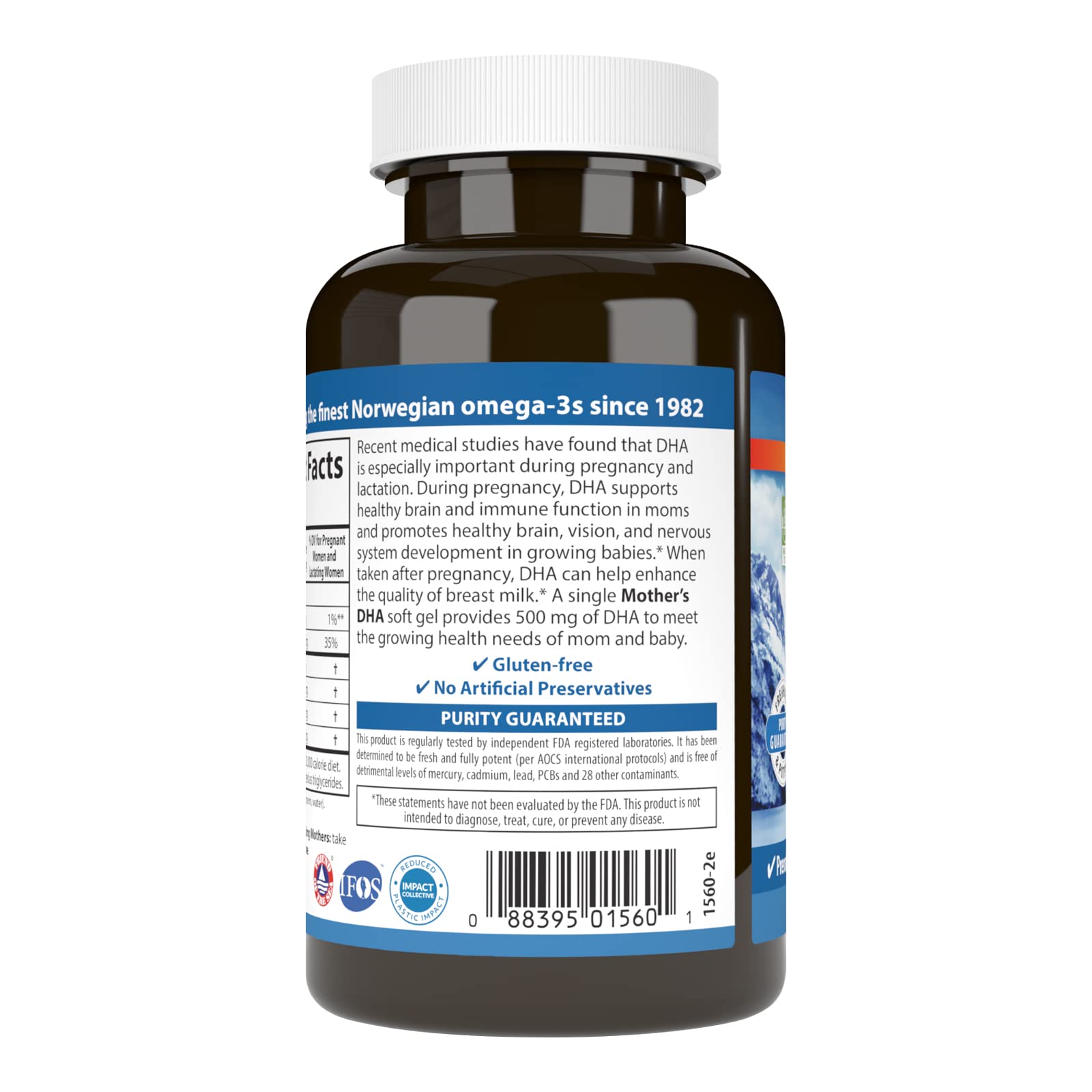 Illustration of prenatal DHA benefits for fetal development