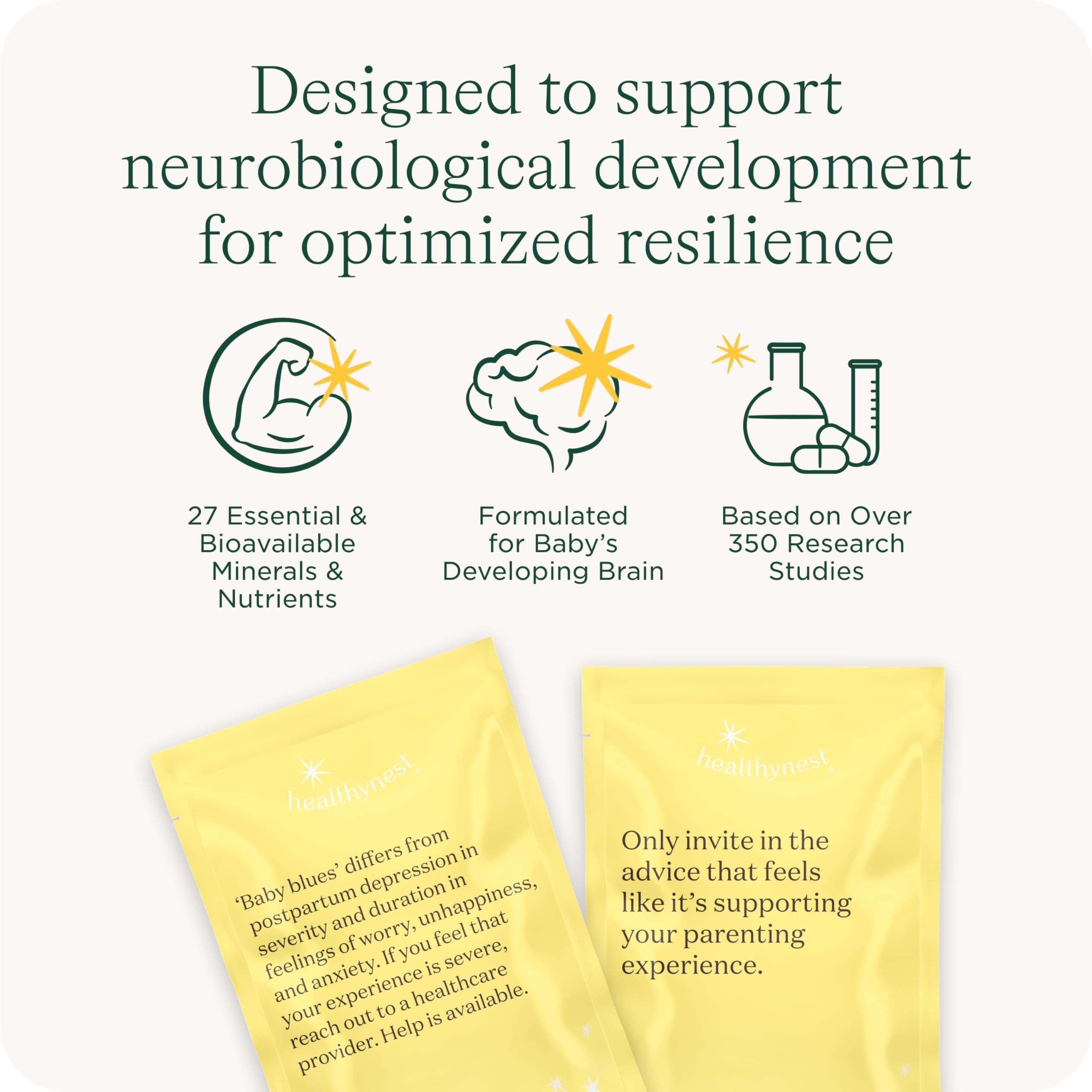 Prenatal vitamin with DHA and iron dosage information