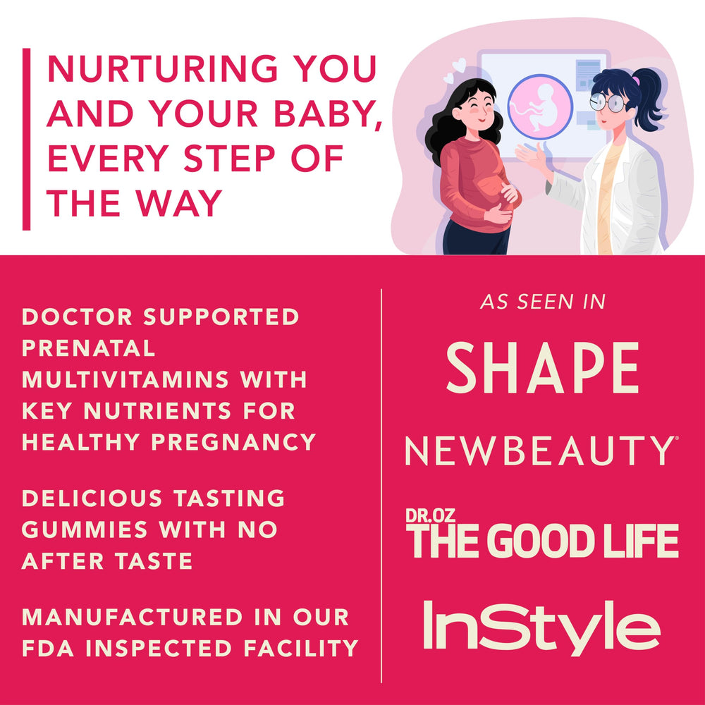Pectin-based, vegan-friendly prenatal gummies