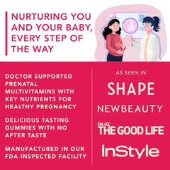 Pectin-based, vegan-friendly prenatal gummies