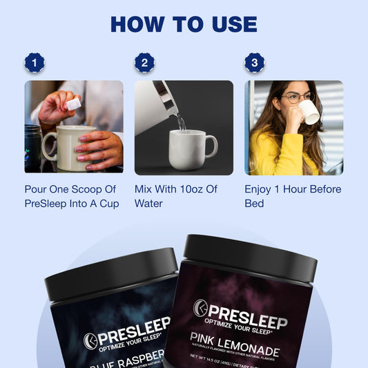Melatonin-free formula label on PreSleep