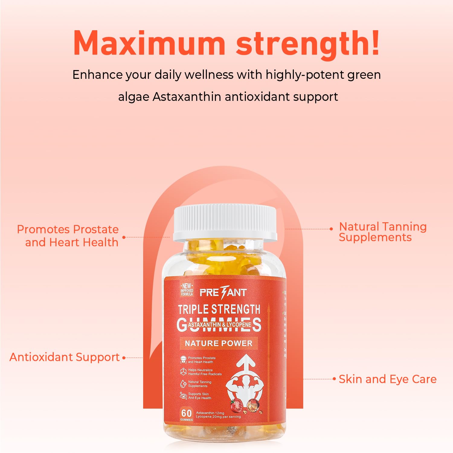 Heart and prostate wellness support from PRETANT gummies