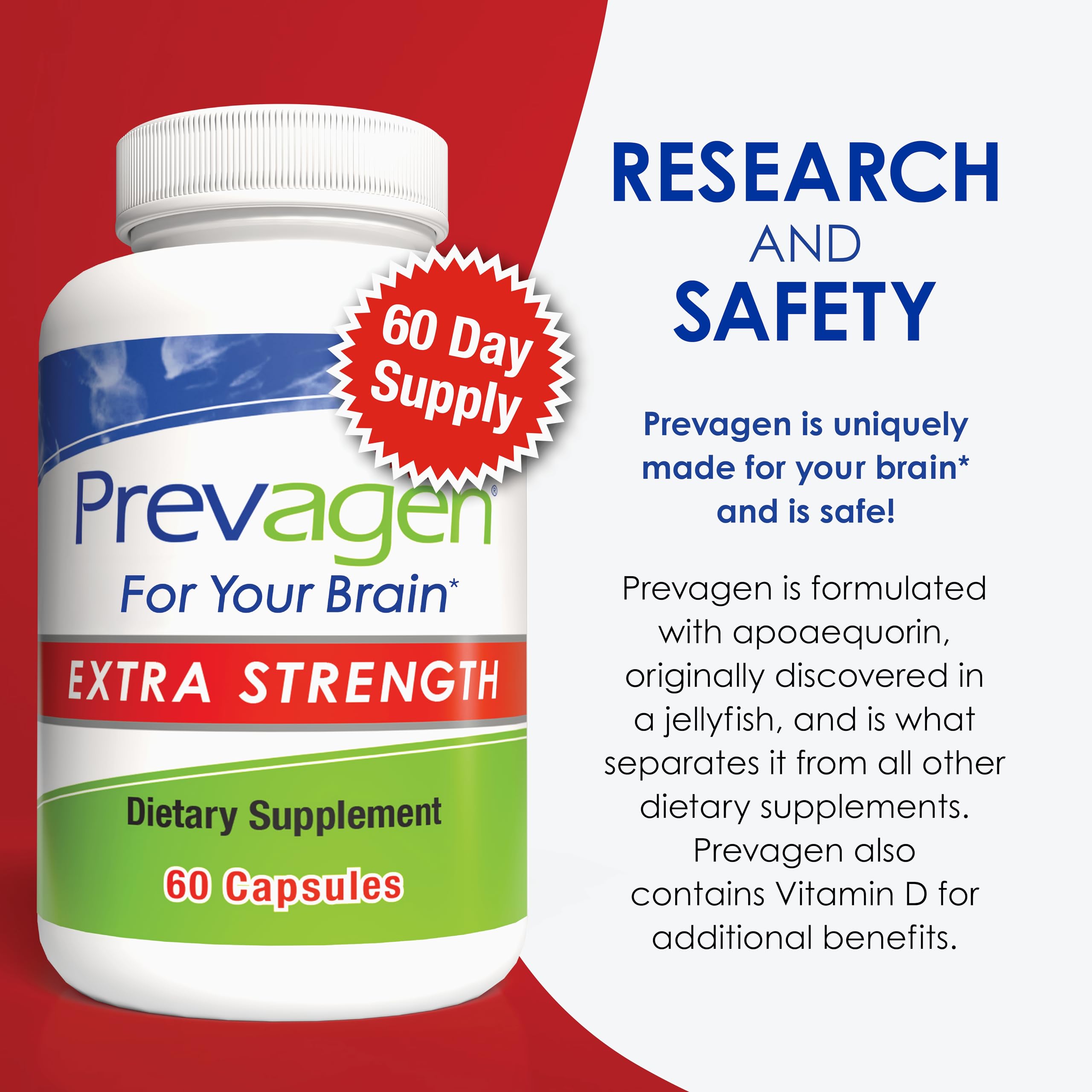 Prevagen Extra Strength 7-day Pill Minder included
