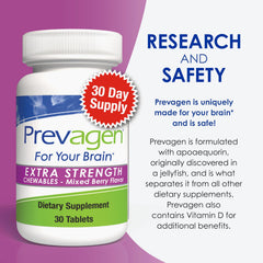 Prevagen packaging showing box and bottle for easy storage