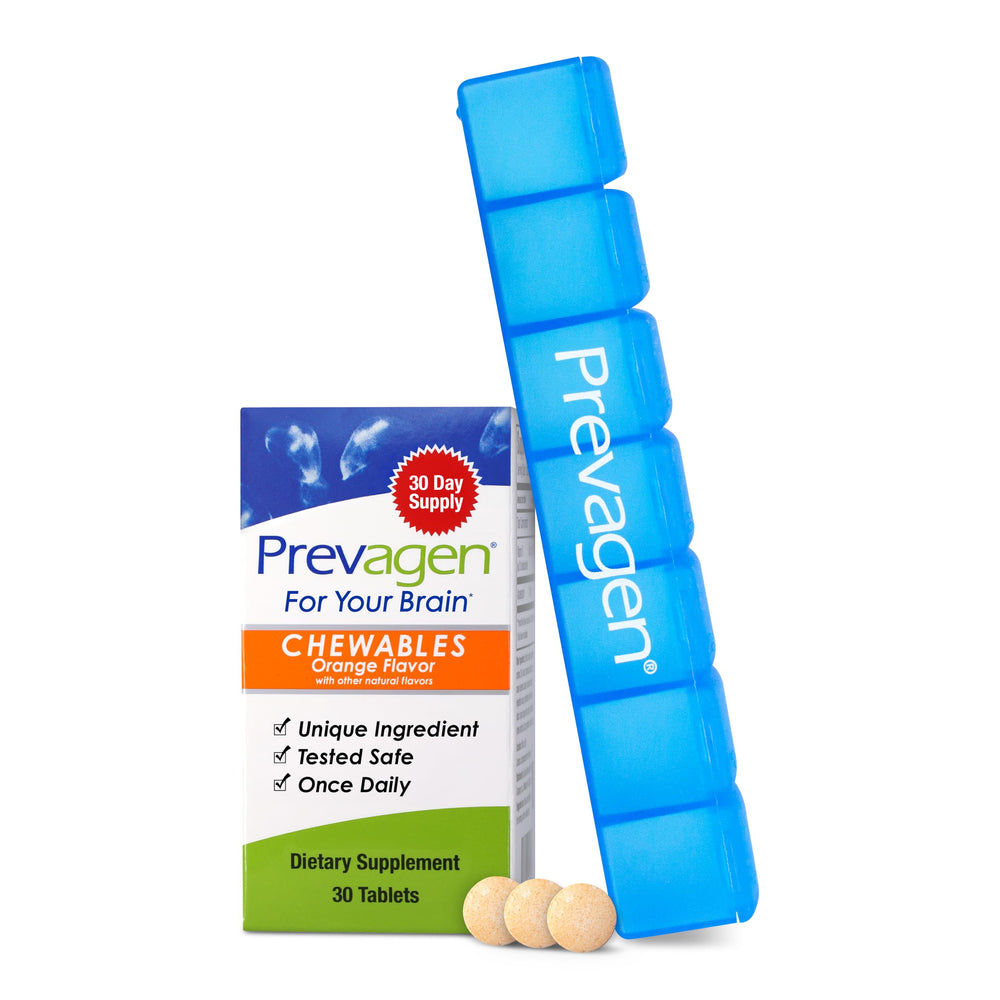 Prevagen Regular Strength Orange Chewables bottle with label