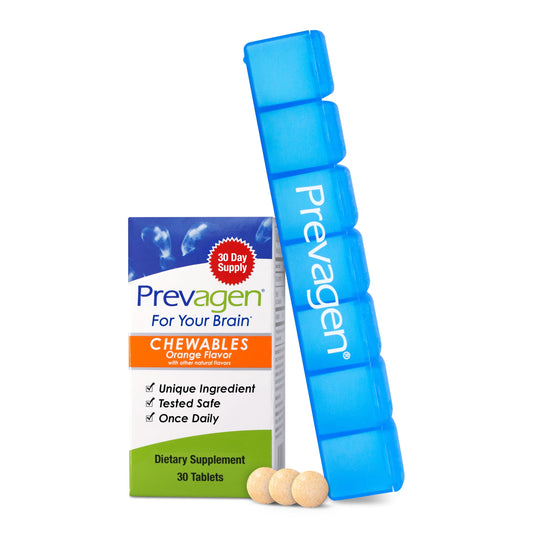 Prevagen Regular Strength Orange Chewables bottle with label
