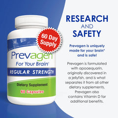 Amazon Transparency verification card for Prevagen