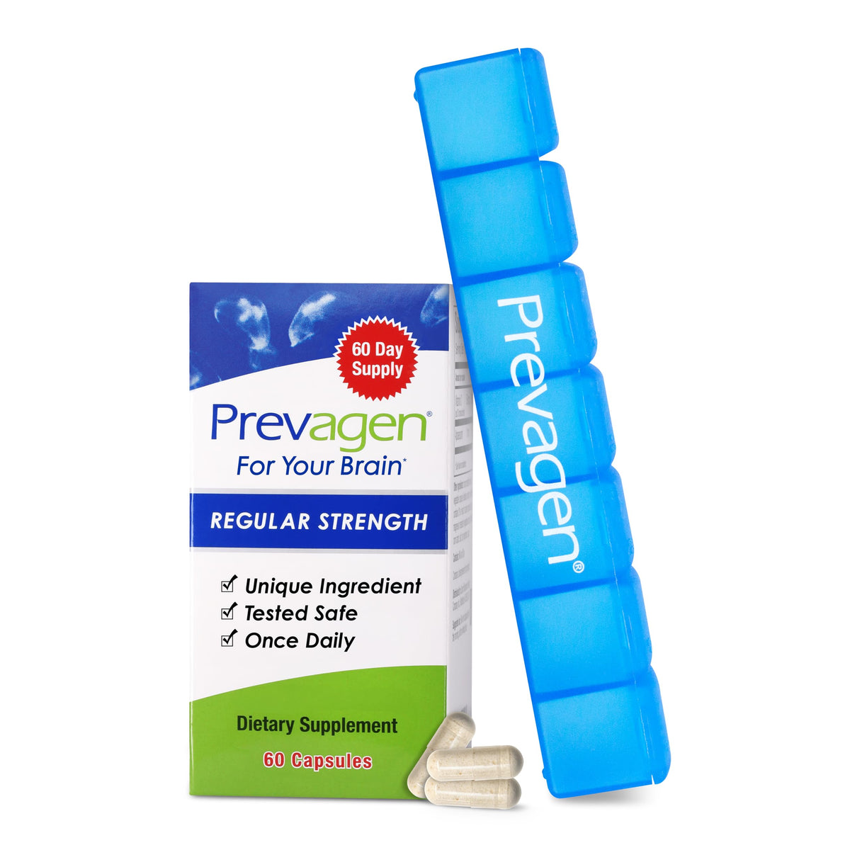 Prevagen Regular Strength 60-capsule bottle hero image