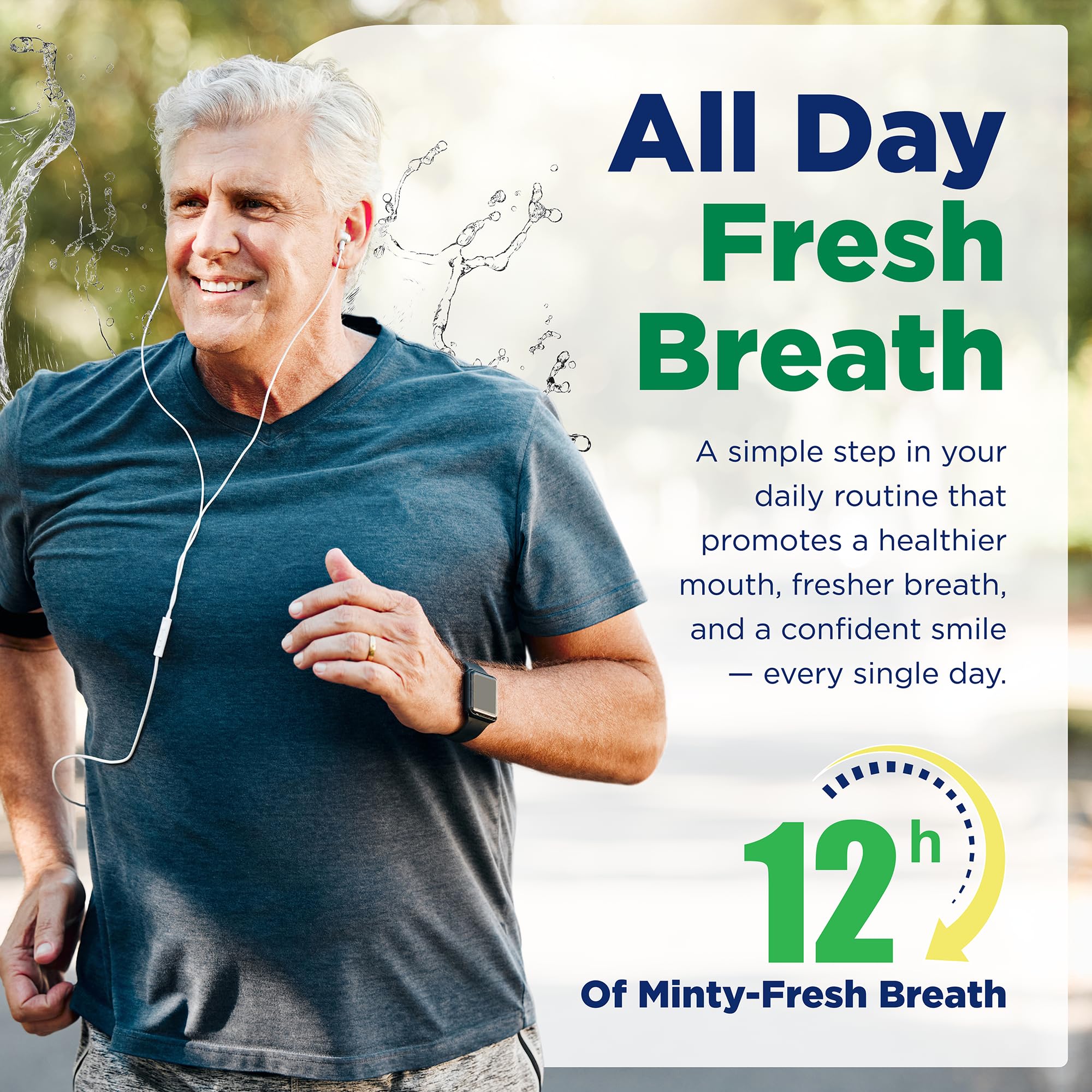 Dental professionals' recommended mint-flavored mouthwash