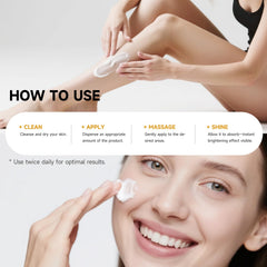 PRFTMK Skin Bleaching Cream hyaluronic acid and shea butter hydrate skin.