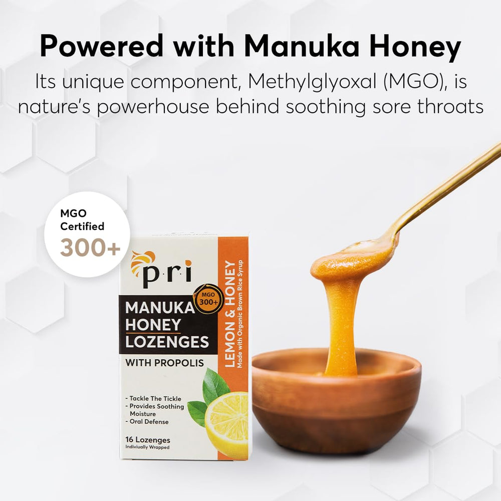 Propolis ingredient label highlight on packaging