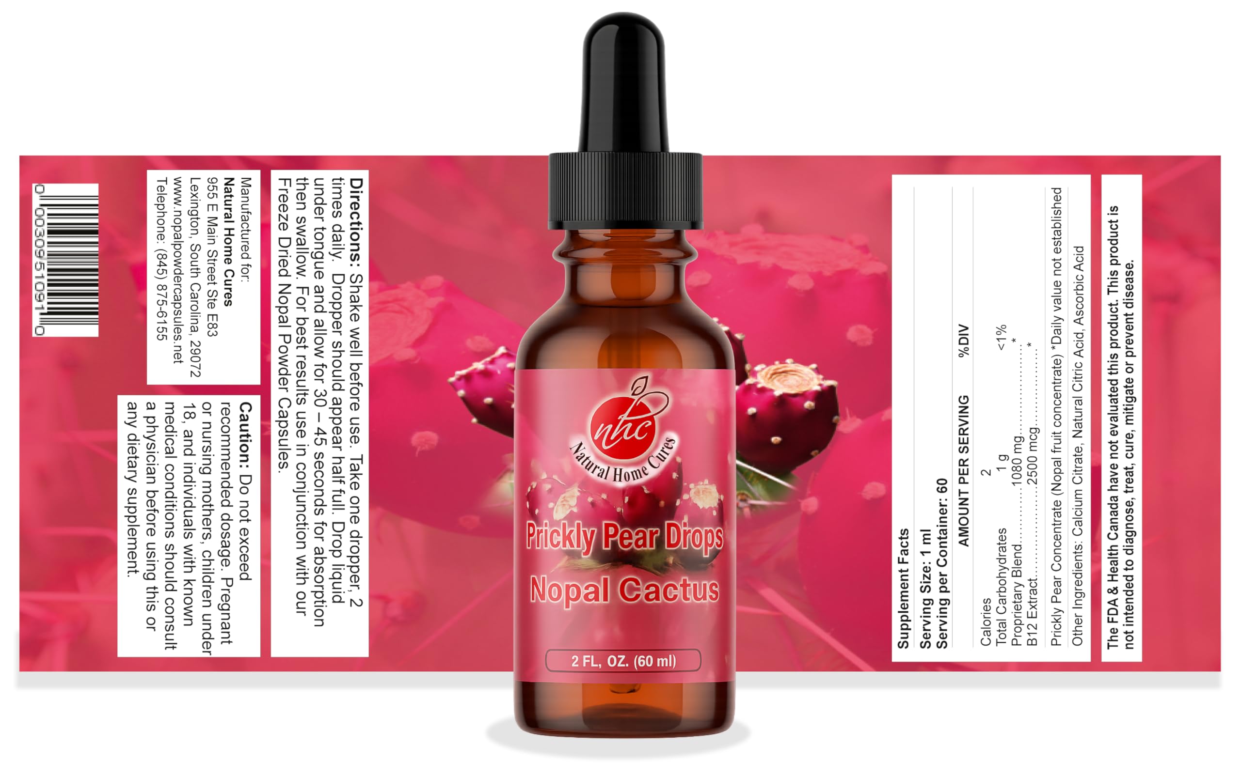 Coated label highlighting betalains and plant-based nutrients