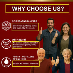 Clean-label, additive-free prickly pear cactus extract