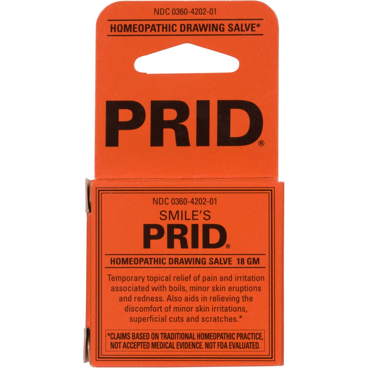 Compact 18 g Prid drawing salve tubes suitable for travel