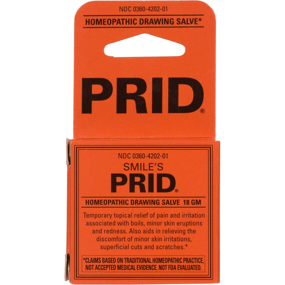 Compact 18 g Prid drawing salve tubes suitable for travel