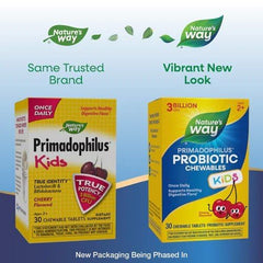 Cherry-flavored probiotic chewables for children