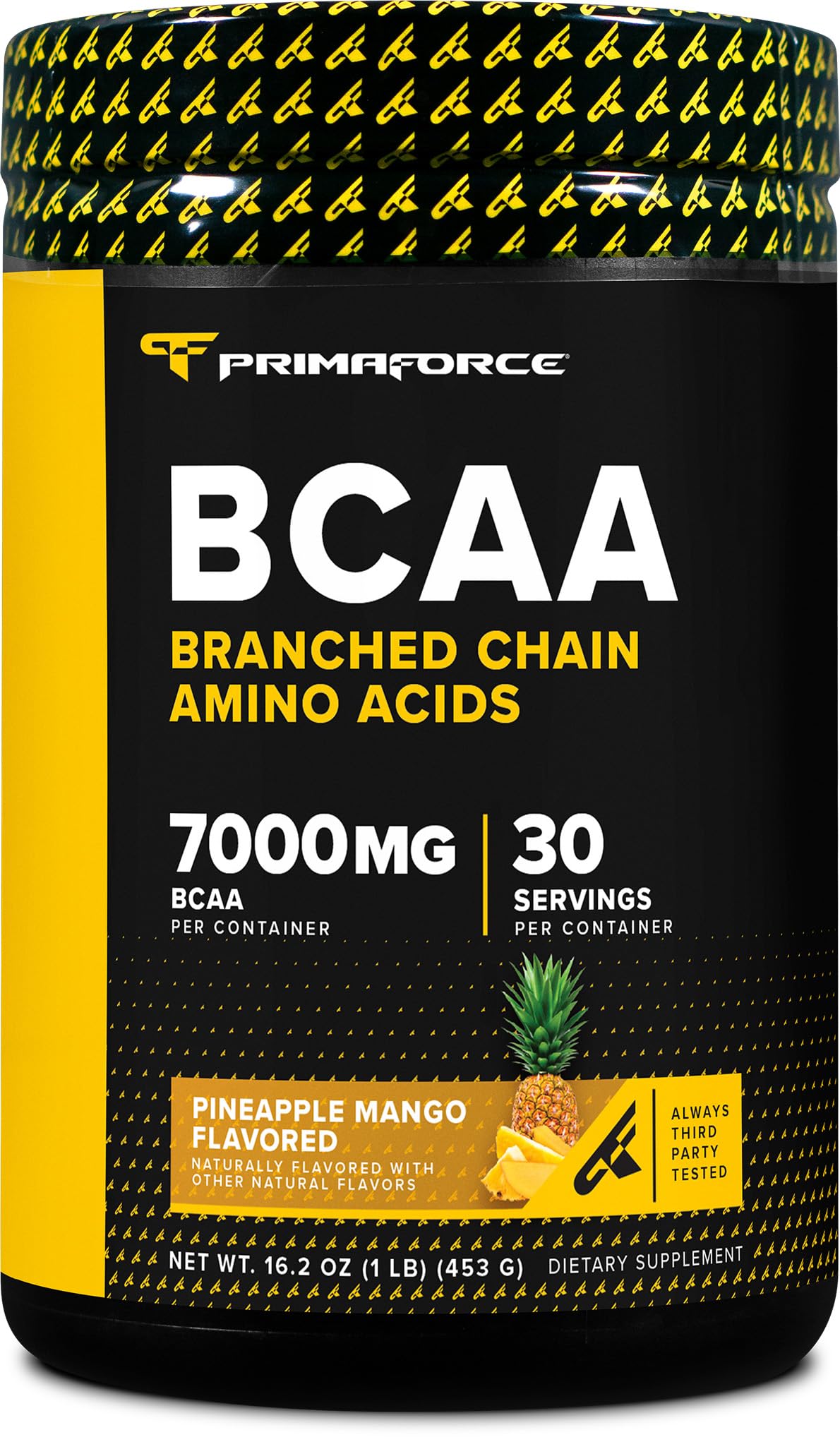Primaforce Pineapple Mango BCAA Powder container front