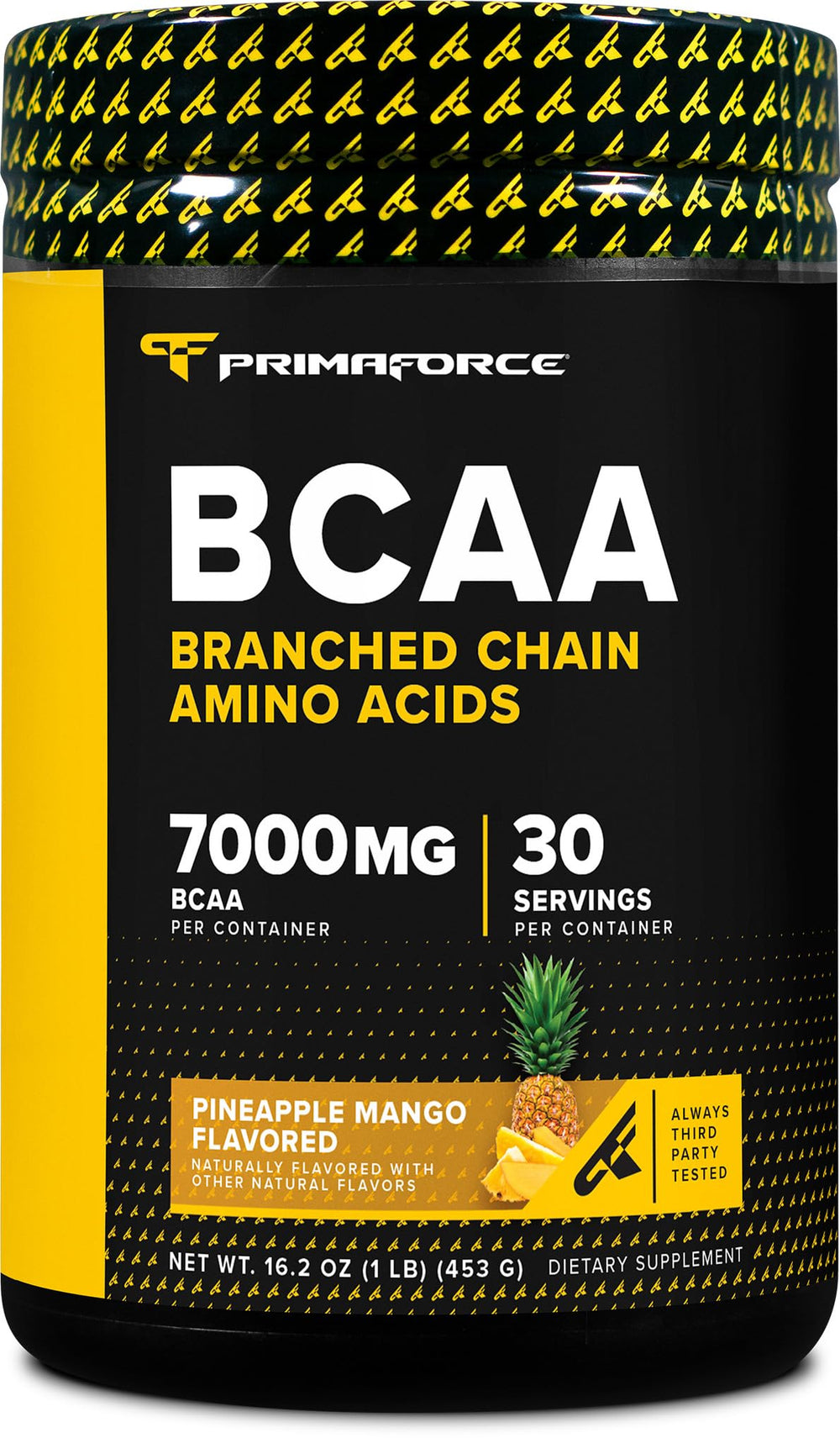 Primaforce Pineapple Mango BCAA Powder container front