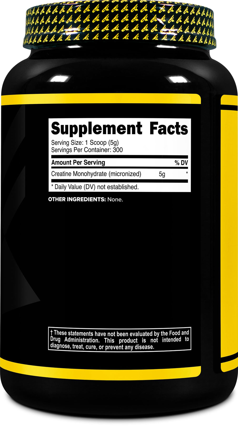Close-up of Primaforce Creatine Monohydrate label