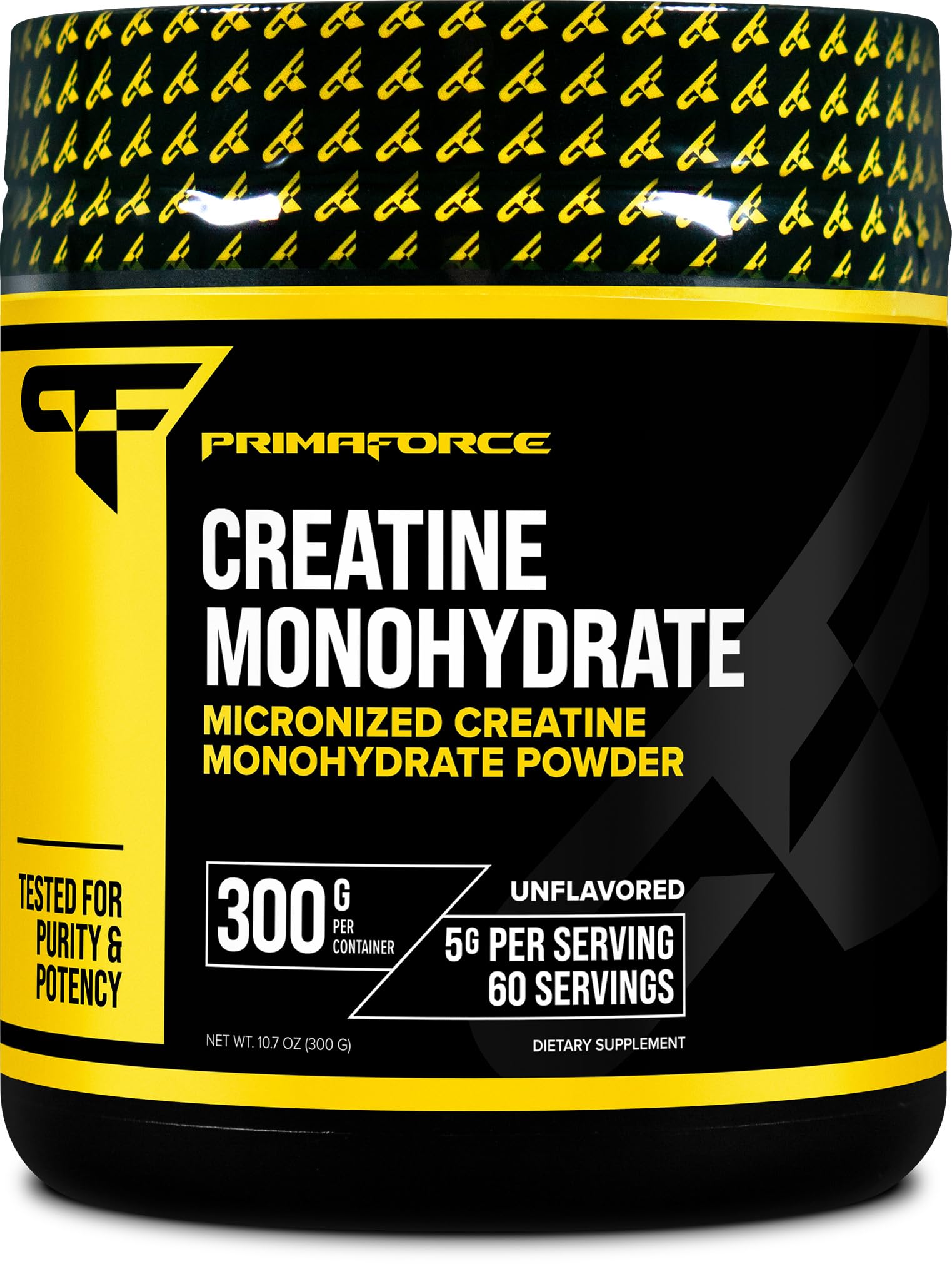 Primaforce Creatine Monohydrate Powder 300g bottle front view